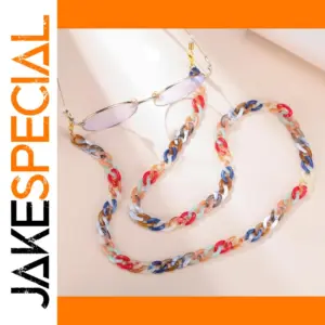 Vibrant Acrylic Sunglasses Chain for Women