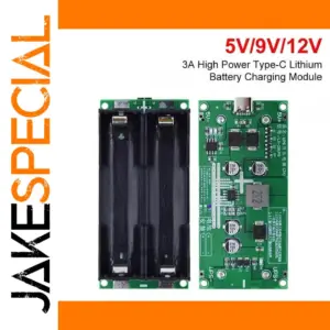 High-Power Boost Module for 18650 Batteries