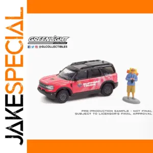 Pink and Black Ford Bronco Diecast Model 1/64