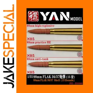 1/35 Scale Military Shell Set for 88mm Guns