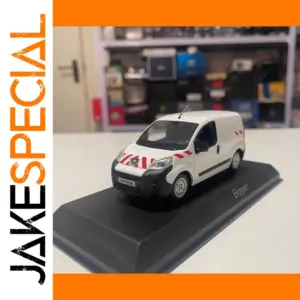 1/43 Scale Peugeot Bipper Model with Stripes