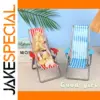 Colorful 1/6 Scale Foldable Dollhouse Beach Chair