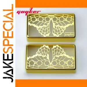 Elegant LP Guitar Pickup Cover Set in Cupronickel