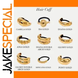 Stainless Steel Gold Hairpin JDH2403001