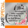 Heart-Shaped Acrylic Floral Gift for Moms