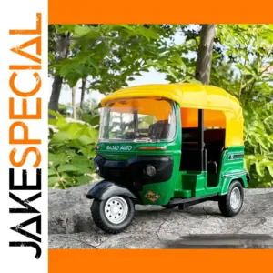 Vivid 14-inch Auto Rickshaw Model for Collectors