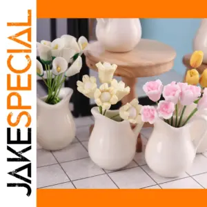 Miniature Flower Set for Dollhouses