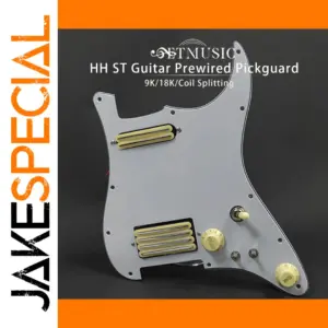 Prewired HH Guitar Pickguard for Strat-Style Guitars
