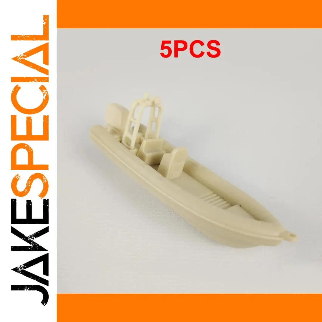Resin Assault Boat Model Set (5 pcs) 1 Resin Assault Boat Model Set (5 pcs)