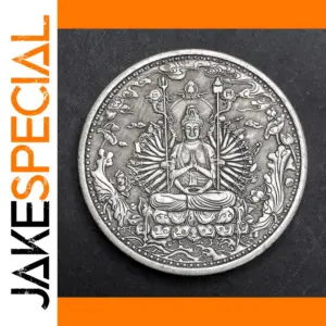 Copper Guanyin Medallion for Prosperity