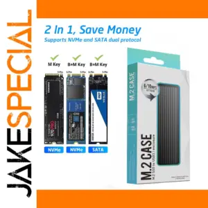 Red M.2 NVMe SATA SSD Enclosure for 4TB