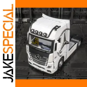 White Mercedes-Benz Actros 1:36 Scale Diecast Model