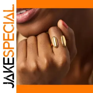 Minimalist Gold Stainless Steel Ring JDR0103050