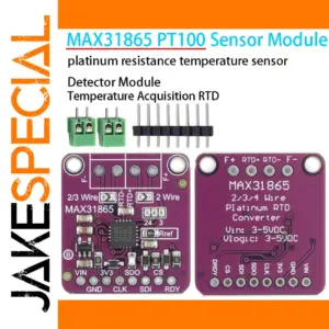 MAX31865 PT100 Temperature Sensor Module