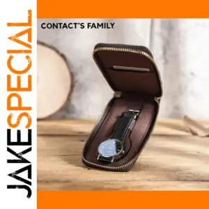 Leather Watch Pouch for 17cm Watches