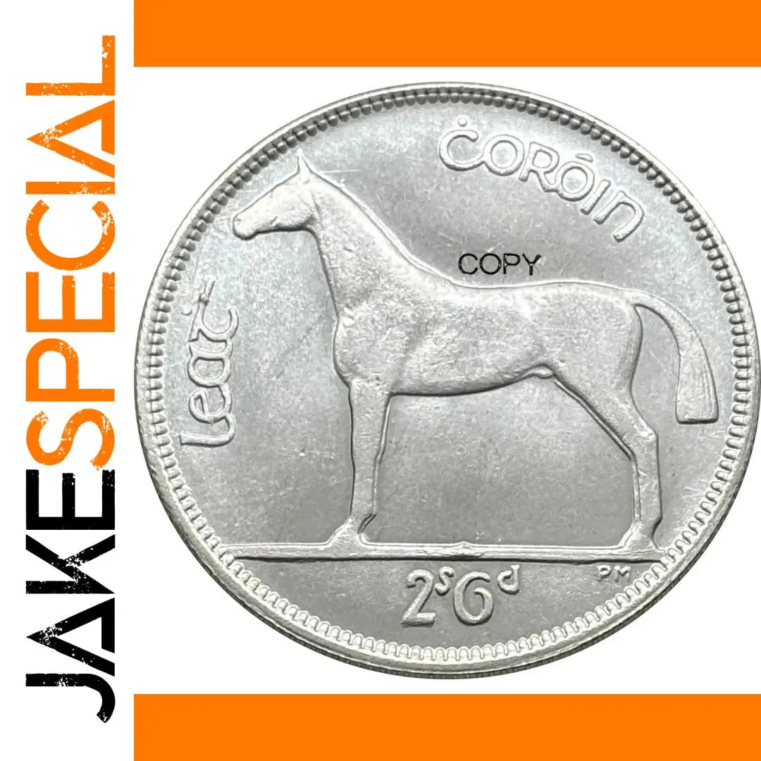 Irish 1934 Half Crown Replica Coin 1 Irish 1934 Half Crown Replica Coin