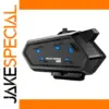 Black Motorcycle Helmet Bluetooth Headset with LED