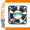 Black 30x30x10mm CPU Cooler Fan 12V 0.96W