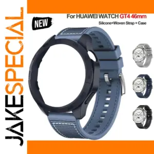 Huawei Watch GT4 46mm Protective Bumper & Silicone Strap Set