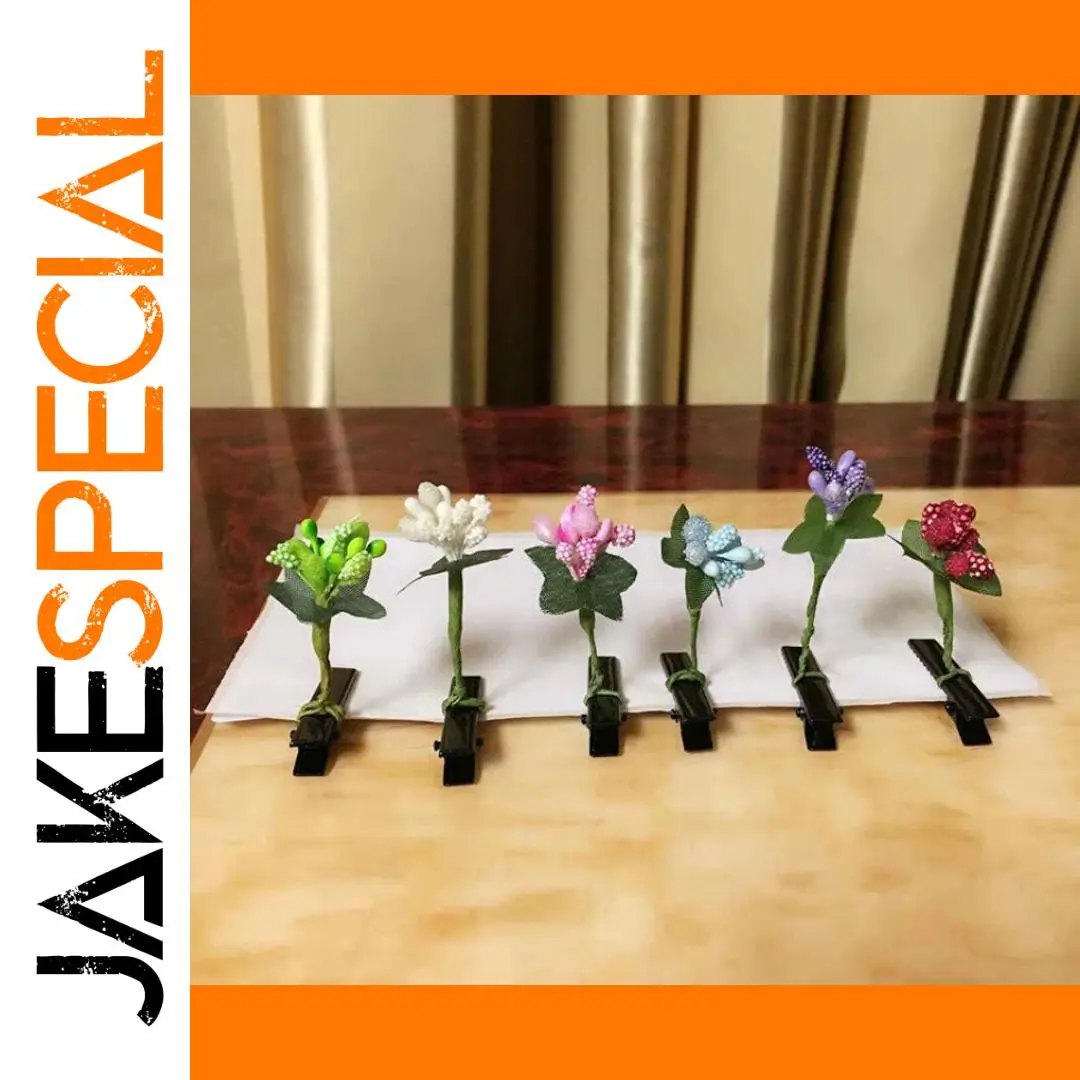 Colorful Botanical Hair Clips for Kids and Women 1 Colorful Botanical Hair Clips for Kids and Women
