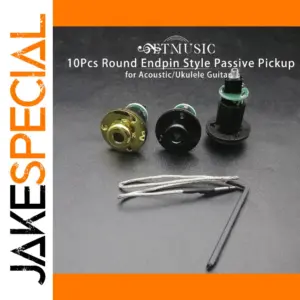 Set of 10 Passive Endpin Guitar & Ukulele Pickups