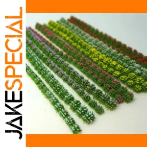 Vibrant Self-Adhesive Grass Tufts Set