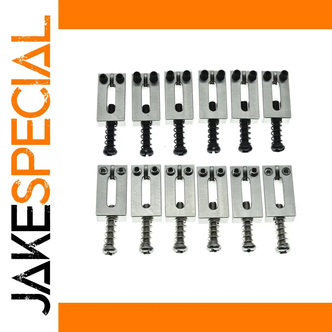 Stainless Steel Guitar Saddles Set for Strat/Tele 1 Stainless Steel Guitar Saddles Set for Strat/Tele