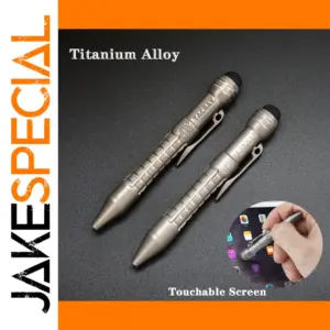Titanium Alloy Tactical Pen with Window Breaker