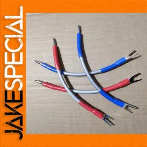British Sterling Silver Speaker Jumper Cables Set