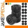 RC Monster Truck Tire Set for 1/10 Scale