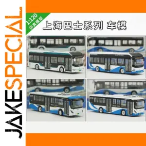 Shanghai Bus Model 1/120 Collectible Replica