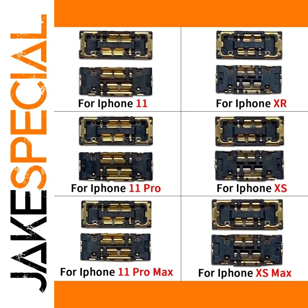 iPhone Battery FPC Connector for Models 11, XR, XS Max 1 iPhone Battery FPC Connector for Models 11, XR, XS Max