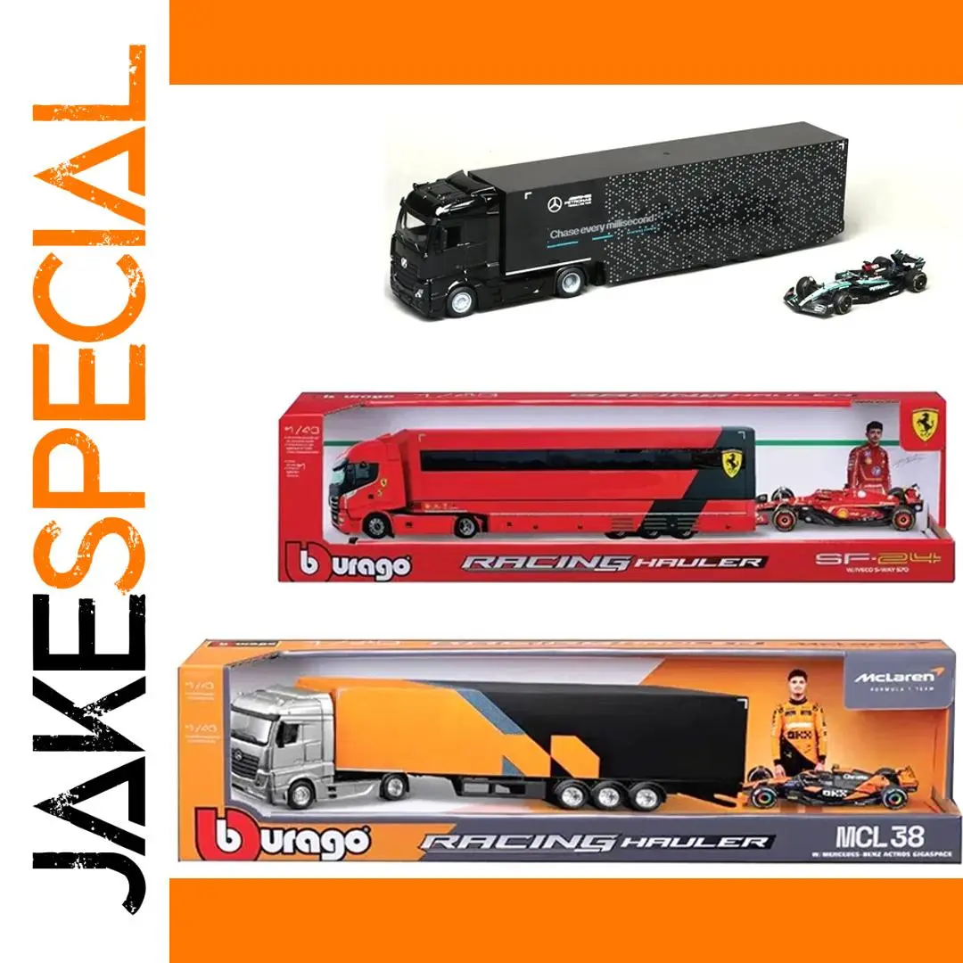 F1 Transporter Diecast Set by BBURAGO 1 F1 Transporter Diecast Set by BBURAGO