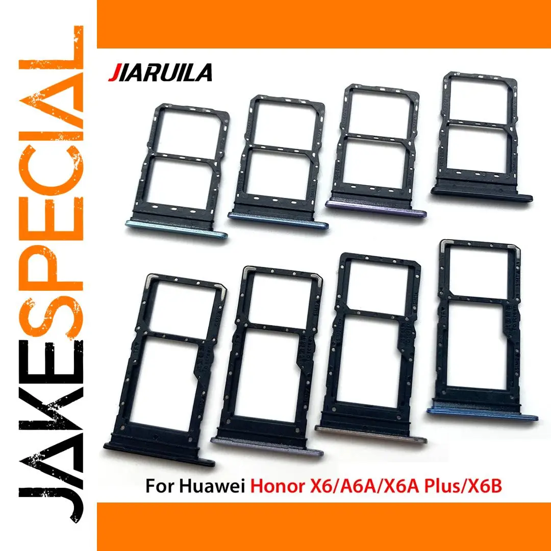 Huawei Honor X6 Dual SIM Card Tray Set in Black and Blue 1 Huawei Honor X6 Dual SIM Card Tray Set in Black and Blue