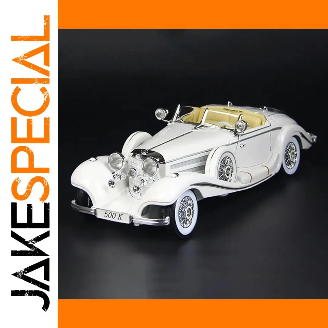 Vintage 1936 Benz 500k Convertible Die-Cast Model 1 Vintage 1936 Benz 500k Convertible Die-Cast Model