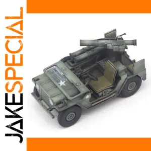 1:72 Scale Military Jeep Model for Collectors
