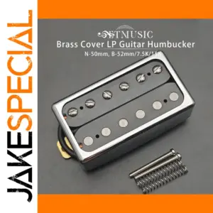 Brass Cover Humbucker for Electric Guitars