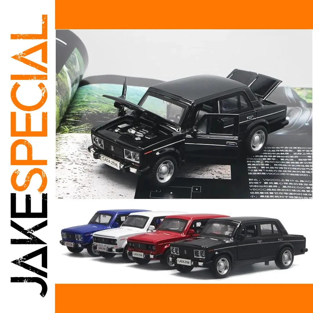 Vintage Soviet Lada 1:32 Scale Diecast Model 1 Vintage Soviet Lada 1:32 Scale Diecast Model