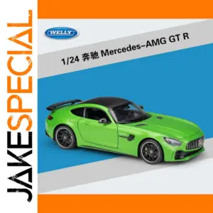 Vibrant Green Mercedes-AMG GT R Diecast Model