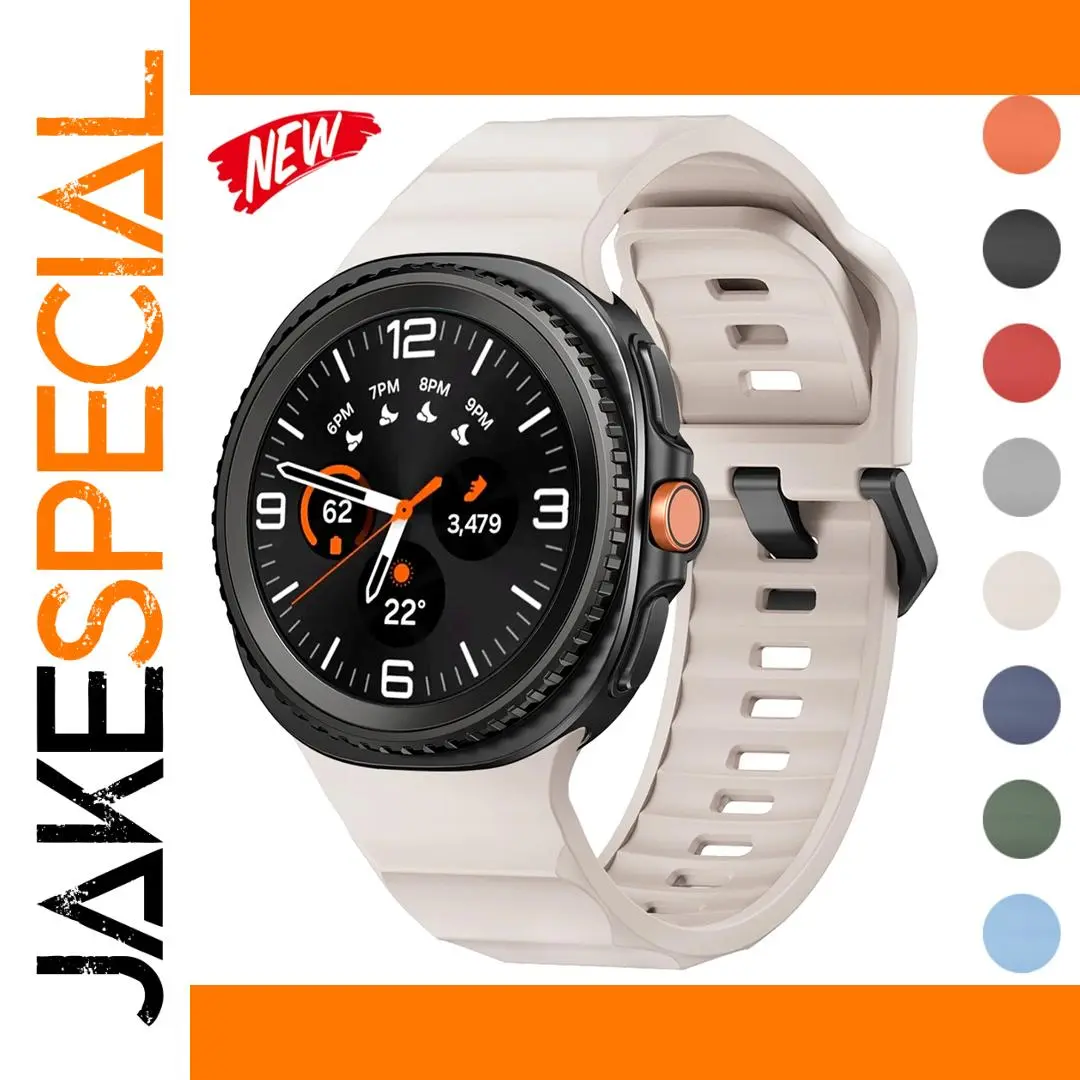 Samsung Galaxy Watch 8 Silicone Band 40mm-46mm 1 Samsung Galaxy Watch 8 Silicone Band 40mm-46mm