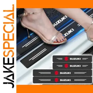 Suzuki Carbon Fiber Door Sill Stickers Set