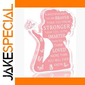 Inspirational Women's Figurine with Motivational Message