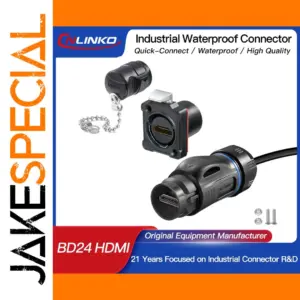 Waterproof HDMI 2.0 Connector with IP68 Rating
