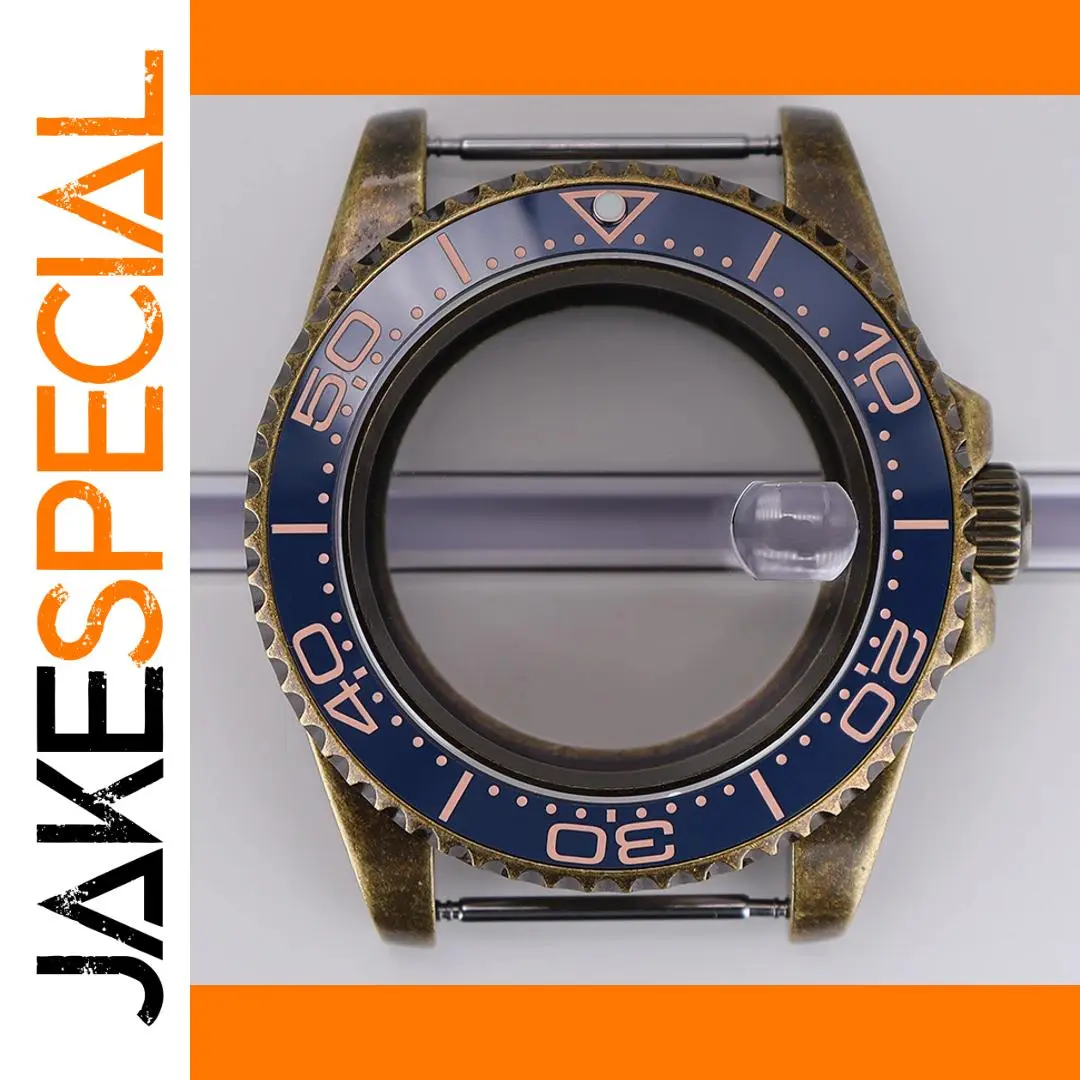 Vintage Bronze 40mm Watch Case for Seiko NH36 1 Vintage Bronze 40mm Watch Case for Seiko NH36