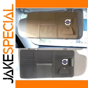 Car Sun Visor Organizer in PU Leather