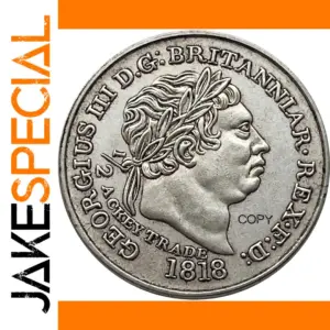 George III 1818 Replica Coin - Vintage Collectible