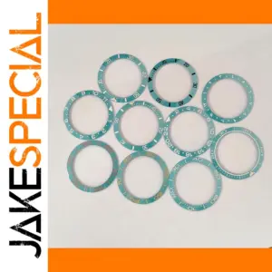 38mm Lake Blue Ceramic Watch Bezel for Men's 40mm Models