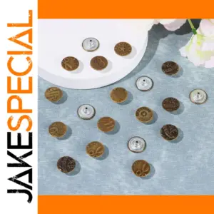 Vintage Bronze Snap Button for Denim