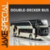 Detailed 1:30 Alloy Double-Decker Bus Model