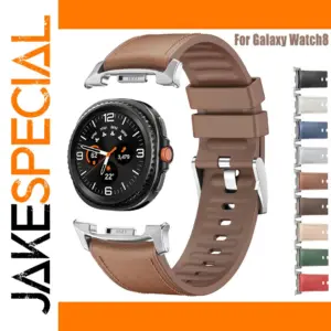 Elegant Leather Strap for Galaxy Watch8